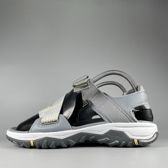 Kuru Current Womens Size 9 Gray Strappy Slip-On Waterproof Sandal Casual Comfort - Picture 1 of 9